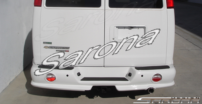 Custom Chevy Express Van  Rear Bumper (1996 - 2024) - $690.00 (Part #CH-011-RB)